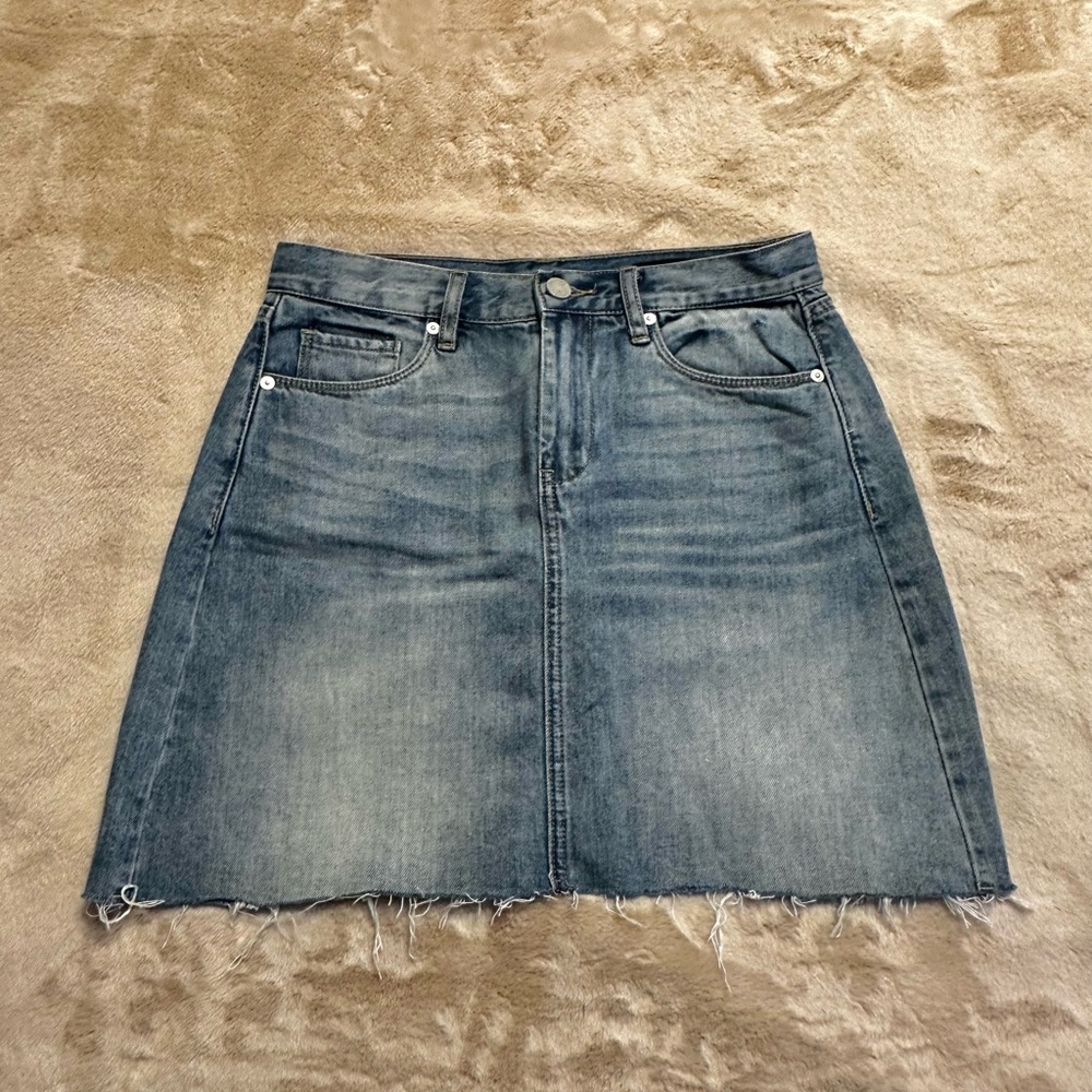BLANK NYC Denim Skirt NWOT Hi Rise